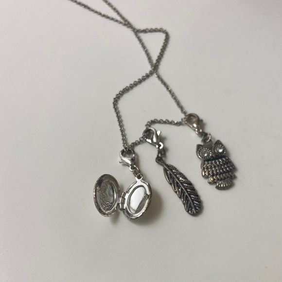 Necklace with Locket & Charms - Picture 2 of 6